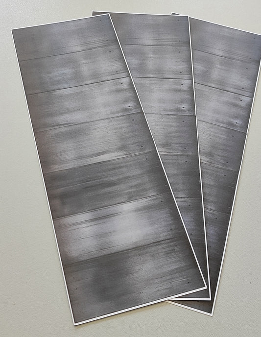 Dekorbögen moderne Mauerkrone für Betonwand Spur H0 für Rampen und Wände