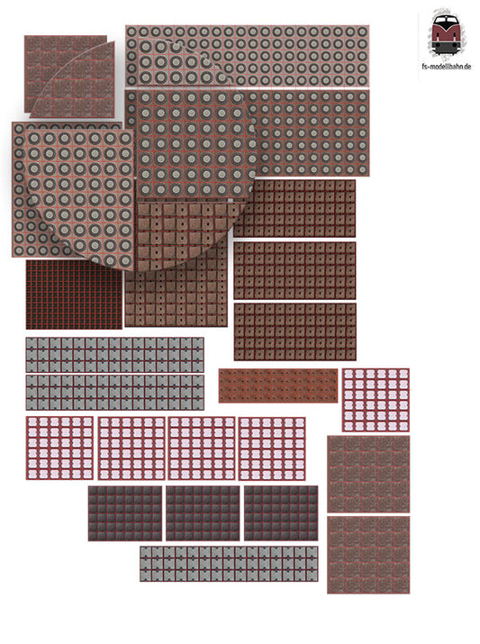Schachtabdeckungen Kanaldeckel Gullis in 1:160 Spur N selbstklebend | FS-Modellbahn.de