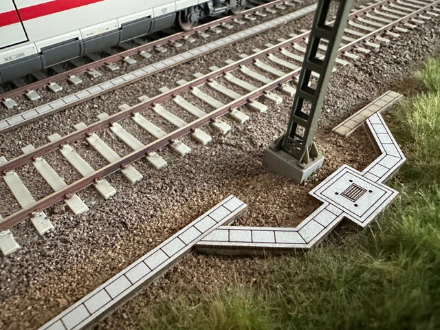 Kabelschächte für Gleisbett 1:87 Fertigmodell Spur H0 | FS-Modellbahn.de