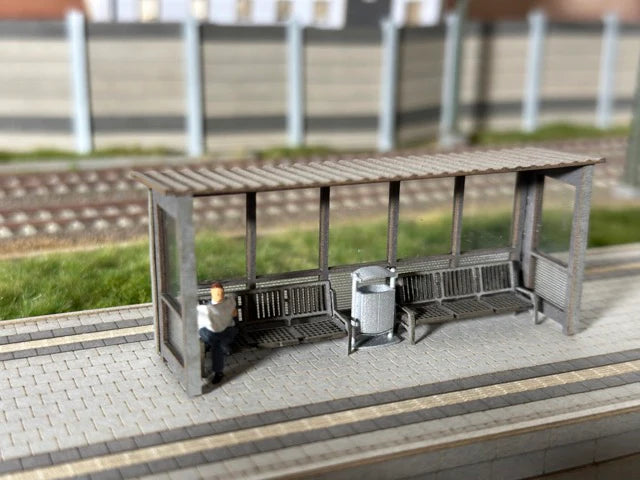Mülleimer H0 5 Stück im Set in 1:87 Spur H0 fertig coloriert | FS-Modellbahn.de