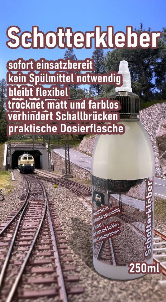 Flexibler Schotterkleber 250ml – ohne Vorarbeiten einfach loslegen