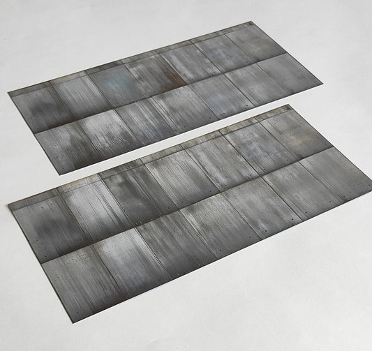 Decorative Arches Modern Concrete Wall Set of 2 Gauge H0 13.8cm x 29.7cm | FS-Modellbahn.de