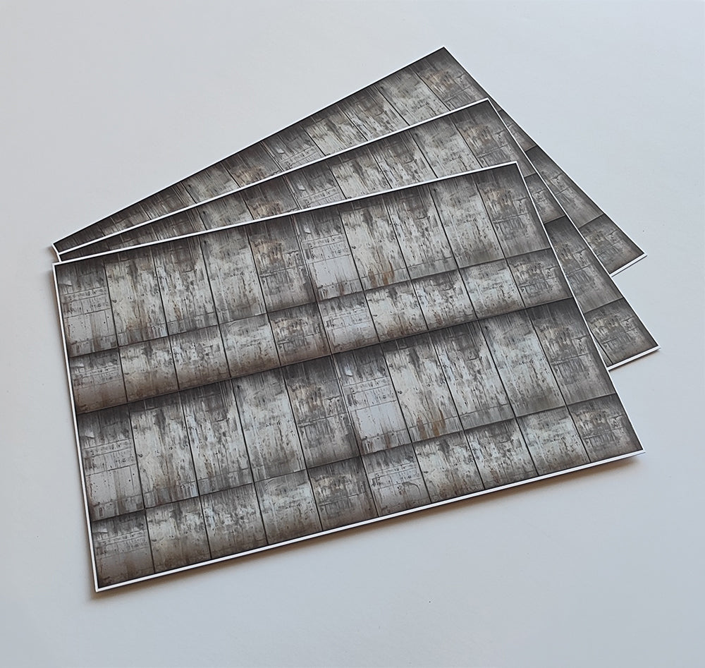 Dekorbögen Betonwand Spur H0 für Rampen und Wände | FS-Modellbahn.de