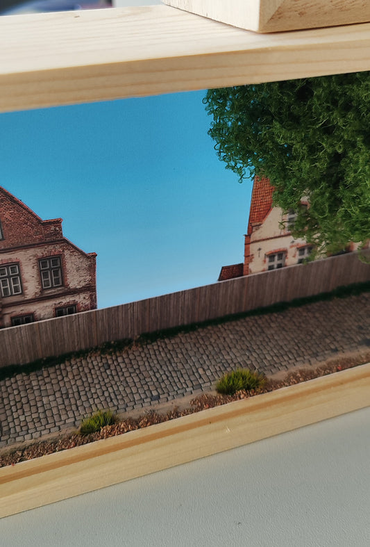 Scenarium Dioramabox inkl. Landschaftszubehör und Hintergründen Spurweite H0 | SC00000128