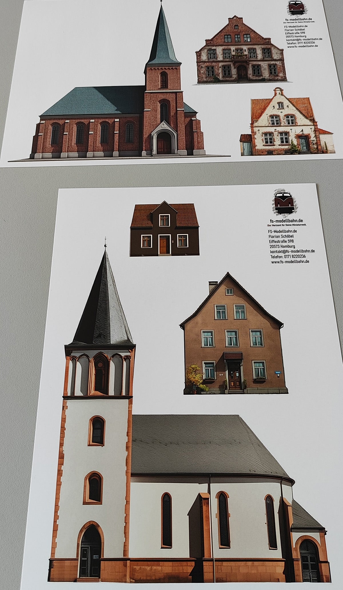 DioBox Diorama inkl. Landschaftszubehör und Hintergründen Spurweite H0 | DB00000128