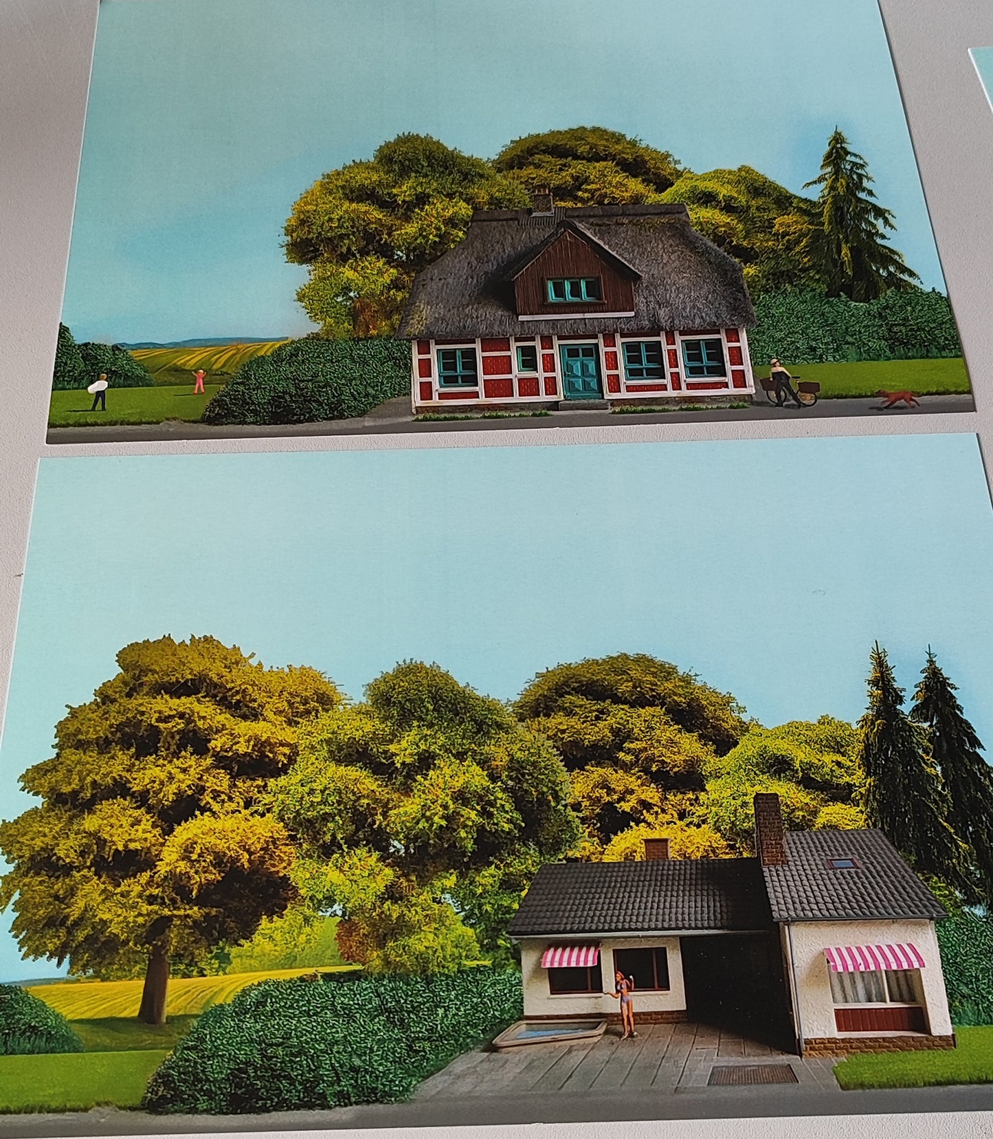 DioBox Diorama inkl. Landschaftszubehör und Hintergründen Spurweite H0 | DB00000128