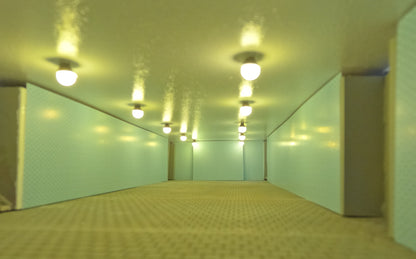 Decorative Arches Tiled Wall H0 Gauge for Underpasses and Stations