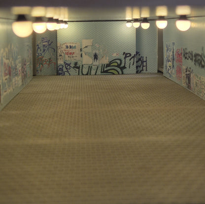 Decorative Arches Tiled Wall H0 Gauge for Underpasses and Stations
