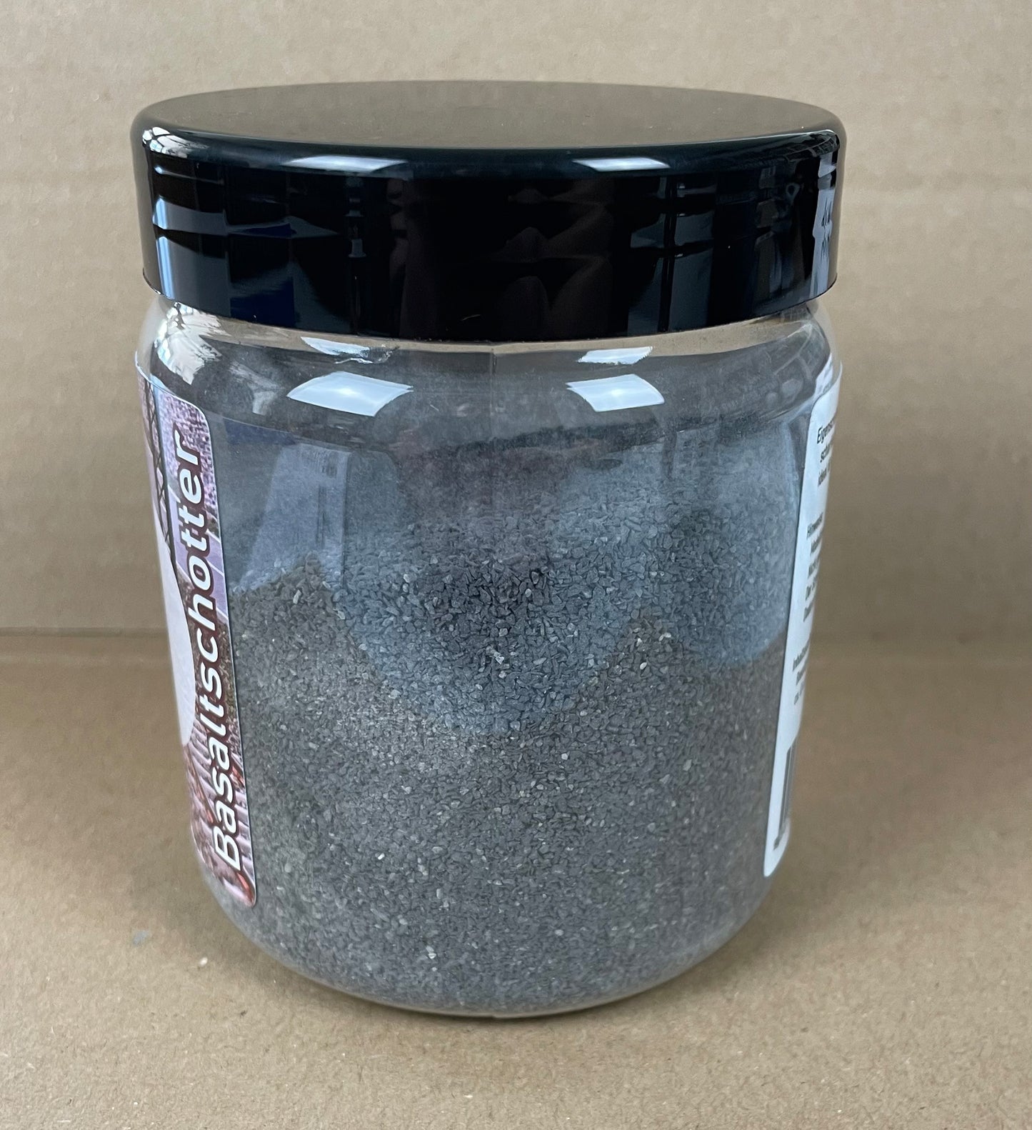 Basalt Gleisschotter 500g Dose – ideal für das Märklin C-Gleis