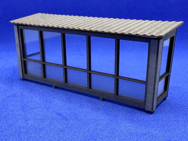 Bus Stop Shelter Epoch V to VI Kit in 1:87 H0 Gauge | FS-Modellbahn.de