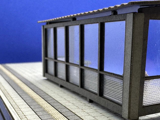 Bus Stop Shelter Epoch V to VI Kit in 1:87 H0 Gauge | FS-Modellbahn.de